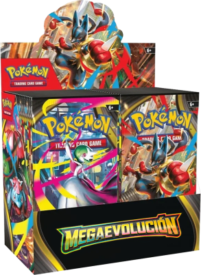 Caja de Sobres Pokémon TCG: Megaevolución1