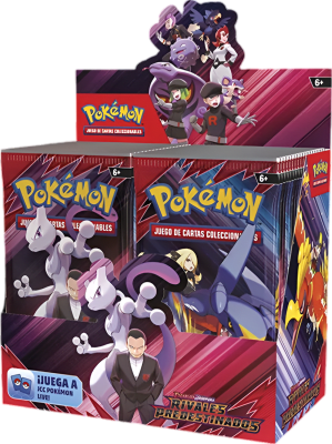 Caja de Sobres Pokémon TCG: Rivales Predestinados1