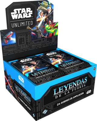 Caja de Sobres Star Wars Unlimited: Leyendas de la fuerza1