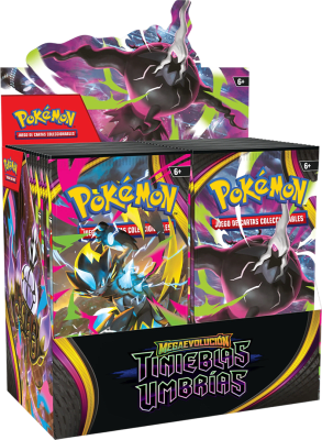 PREVENTA Caja de Sobres Pokémon TCG: Megaevolucion - Tinieblas Umbrías