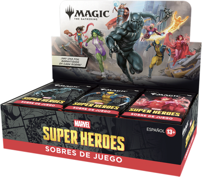 PREVENTA Caja de Sobres de Juego MTG: Marvel Super Heroes - Español1
