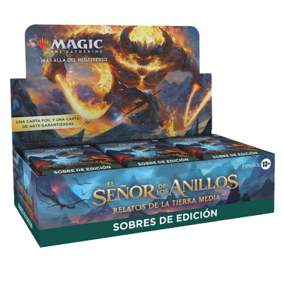Caja Set Booster MTG: LOTR Relatos de la Tierra-Media Español1