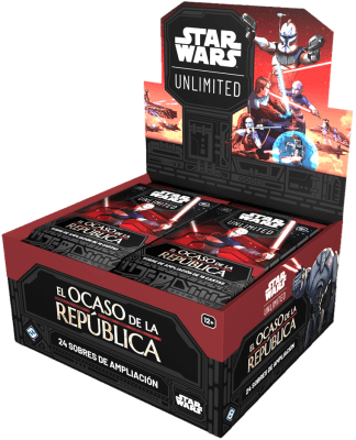 Caja de Sobres Star Wars Unlimited: El Ocaso de la República