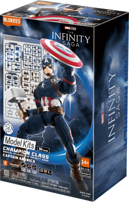 Model Kit Blokees Champion Class: The Infinity Saga - Captain America