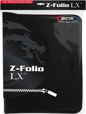 Carpeta BCW Z-Folio 12-Pocket LX (Black)