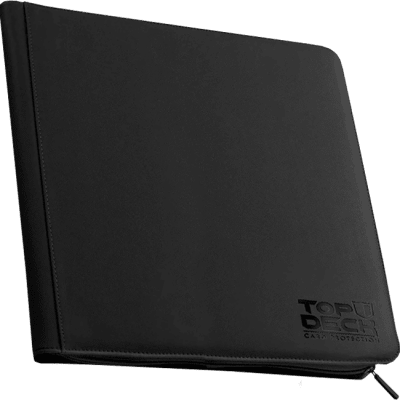 Carpeta Top Deck Premium Binder 12 Bolsillos (Negra)