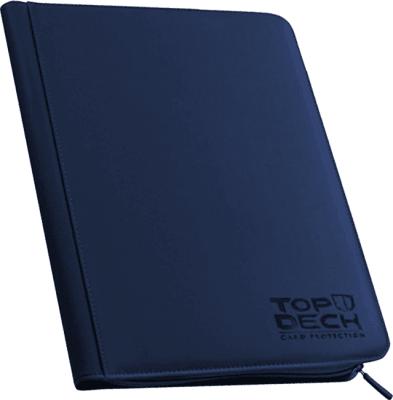 Carpeta Top Deck Premium Binder 4 Bolsillos (Azul)