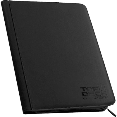 Carpeta Top Deck Premium Binder 9 Bolsillos (Negra)1