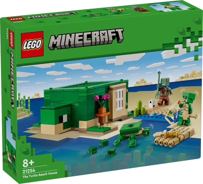LEGO Minecraft: La Casa-Tortuga de la Playa1