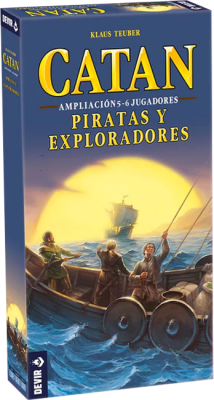 Catan Ampliación 5-6 Jugadores: Piratas y Exploradores1
