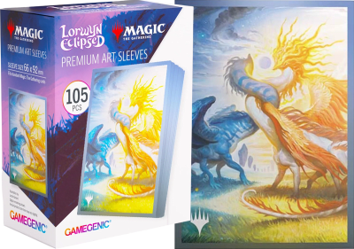 Protectores Gamegenic MTG Lorwyn Eclipsed Premium Art Sleeves: Celestial Reunion1