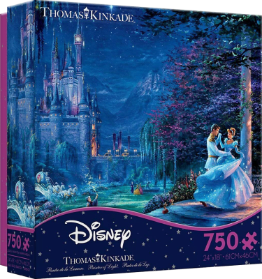 Puzzle CEACO Thomas Kinkade 750 Piezas: Cenicienta Bailando a la Luz de las Estrellas1