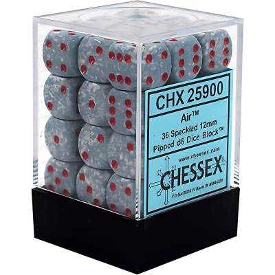 Chessex Die-6 Set Speckled 12mm (Air)1