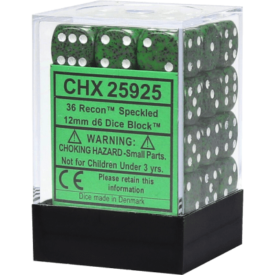 Chessex Die-6 Set Speckled 12mm (Recon)1