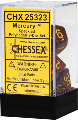 Chessex Die Rol Set Speckled (Mercury)1