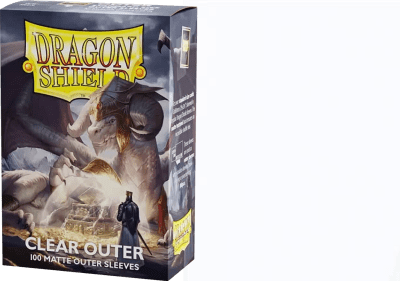 Protectores Dragon Shield Standard Matte Outer Sleeves: Clear