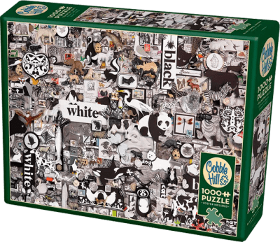 Puzzle Cobble Hill 1000 Piezas (Black and White: Animals)1