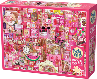 Puzzle Cobble Hill 1000 Piezas (Pink)1
