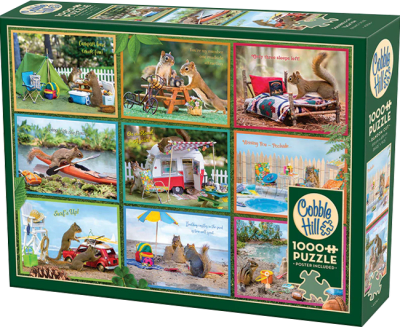 Puzzle Cobble Hill 1000 Piezas (Squirrels on Vacation)1