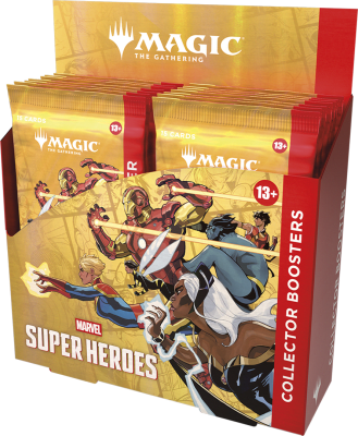PREVENTA Caja de Sobres Collector Booster MTG: Marvel Super Heroes - Ingles1
