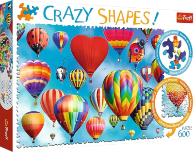 Puzzle Trefl Crazy Shapes 600 Piezas (Colourful Balloons)1