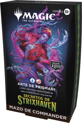 Baraja Commander MTG: Secretos de Strixhaven - Arte de Prismari1