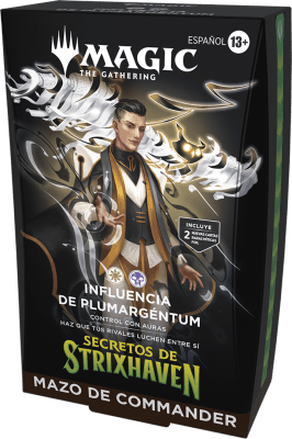 Baraja Commander MTG: Secretos de Strixhaven - Influencia de Plumargéntum1
