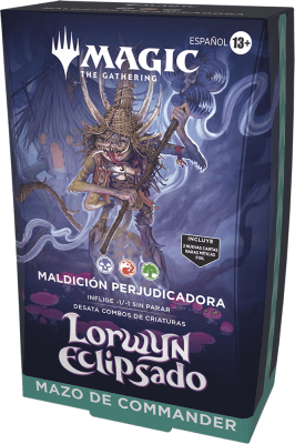 Baraja Commander MTG: Lorwyn Eclipsado (Maldicion Perjudicadora)