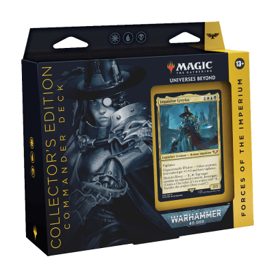 Commander Deck Collector's Edition MTG: Warhammer 40.000 Inglés (Forces Of The Imperium)1