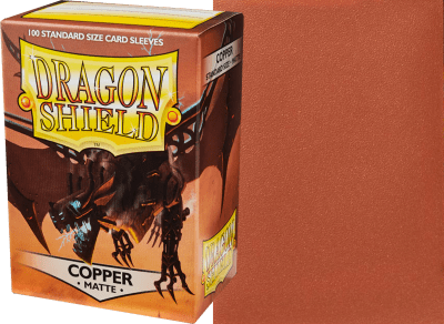 Protectores Dragon Shield Standard Matte: Copper