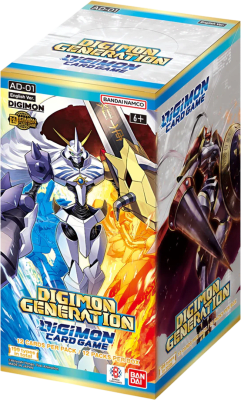 Caja de Sobres Digimon CG: AD01 Advance Booster Digimon Generation1