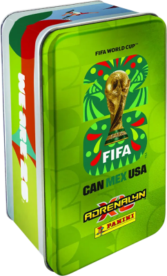 Tin Adrenalyn XL Panini: Fifa World Cup 2026 - Verde