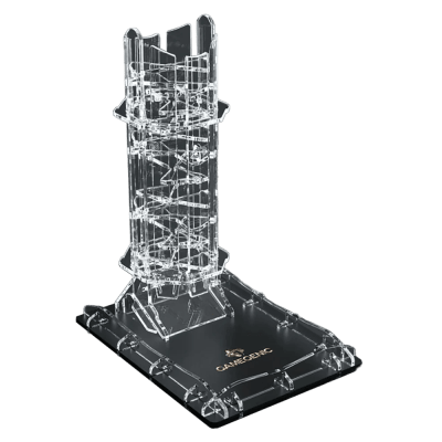 Premium Dice Tower Gamegenic Crystal Twister1