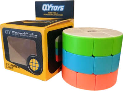 Cubo Rubik QiYi Cilindro 3x3 Pastel1