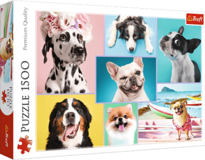Puzzle Trefl 1500 Piezas (Cute Dogs)