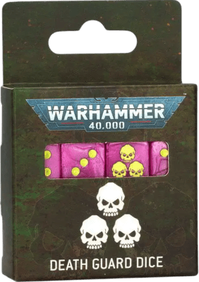 WH 40K Death Guard Dice Set1