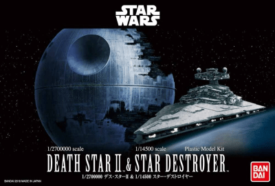 Model Kit Bandai Hobby Star Wars: Death Star II & Star Destroyer