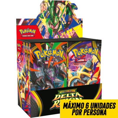 PREVENTA Caja de Sobres Pokémon TCG: Mega Evolution - Delta Reign1
