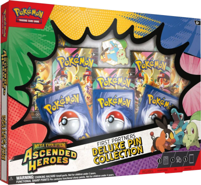 First Partner Deluxe Pin Collection Pokemon TCG: Ascended Heroes