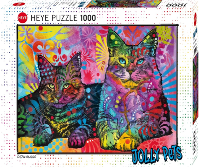 Puzzle 1000 Piezas Jolly Pets Heye: Devoted 2 Cats
