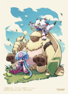 Protectores Bandai Digimon 60u 2022 (Gammamon, Angoramon & Jellymon)2