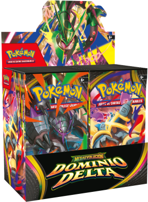 PREVENTA Caja de Sobres Pokémon TCG: Megaevolucion - Dominio Delta1