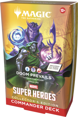 Commander Collector Edition Deck MTG: Marvel Super Heroes - Doom Prevails - Ingles1