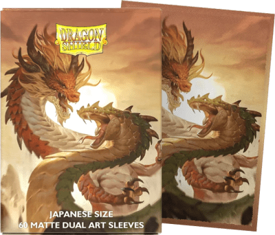 Protectores Dragon Shield Japanese/Small Dual Matte Art: Wood Snake1