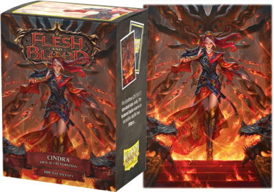 Protectores Dragon Shield Standard Matte Art Flesh & Blood: Cindra Limited Edition1