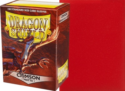 Protectores Dragon Shield Standard Matte: Crimson
