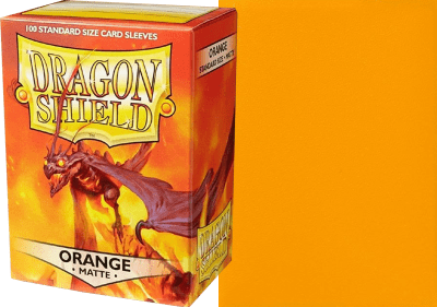 Protectores Dragon Shield Standard Matte: Orange