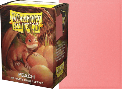 Protectores Dragon Shield Standard Dual Matte: Peach