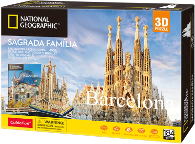 Puzzle 3D National Geographic: Sagrada Familia