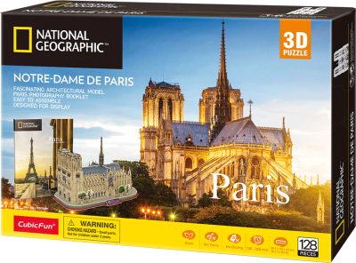 Puzzle 3D National Geographic: Notre-Dame de Paris